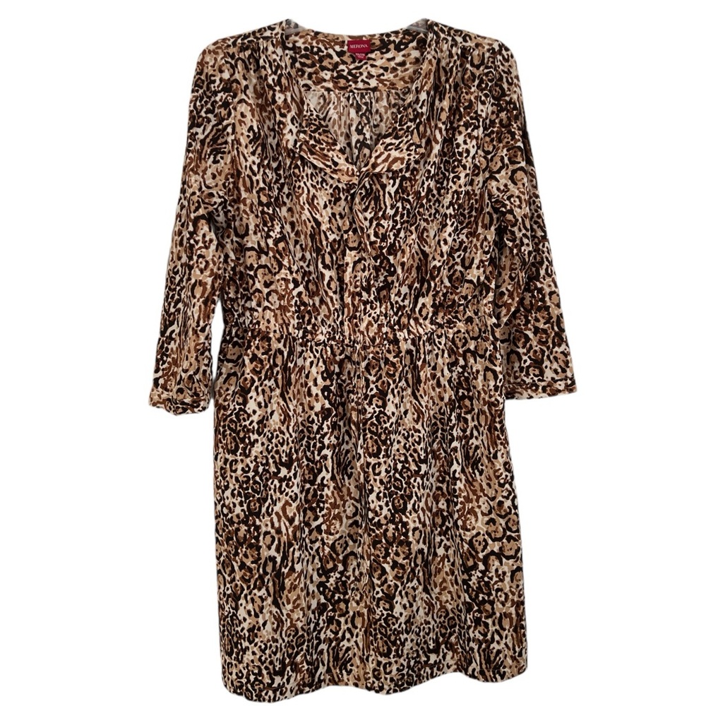 Merona Women’s Animal Print Dress Sz XXL